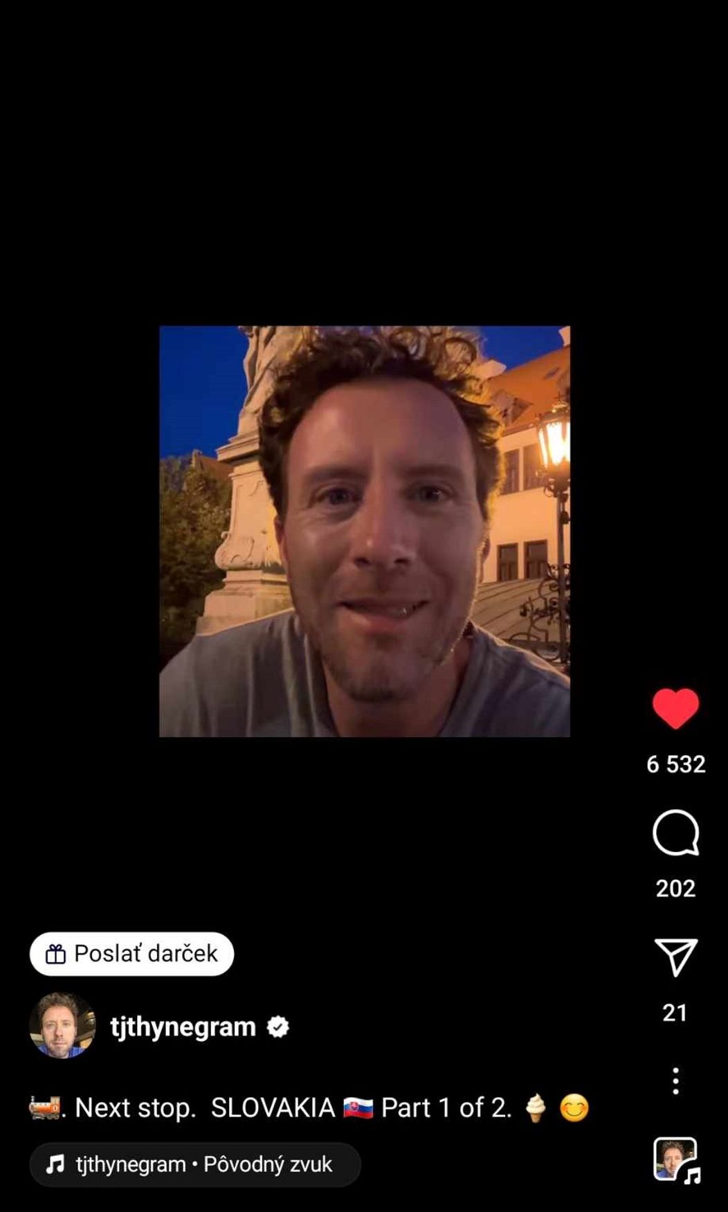 TJ Thyne na Slovensku