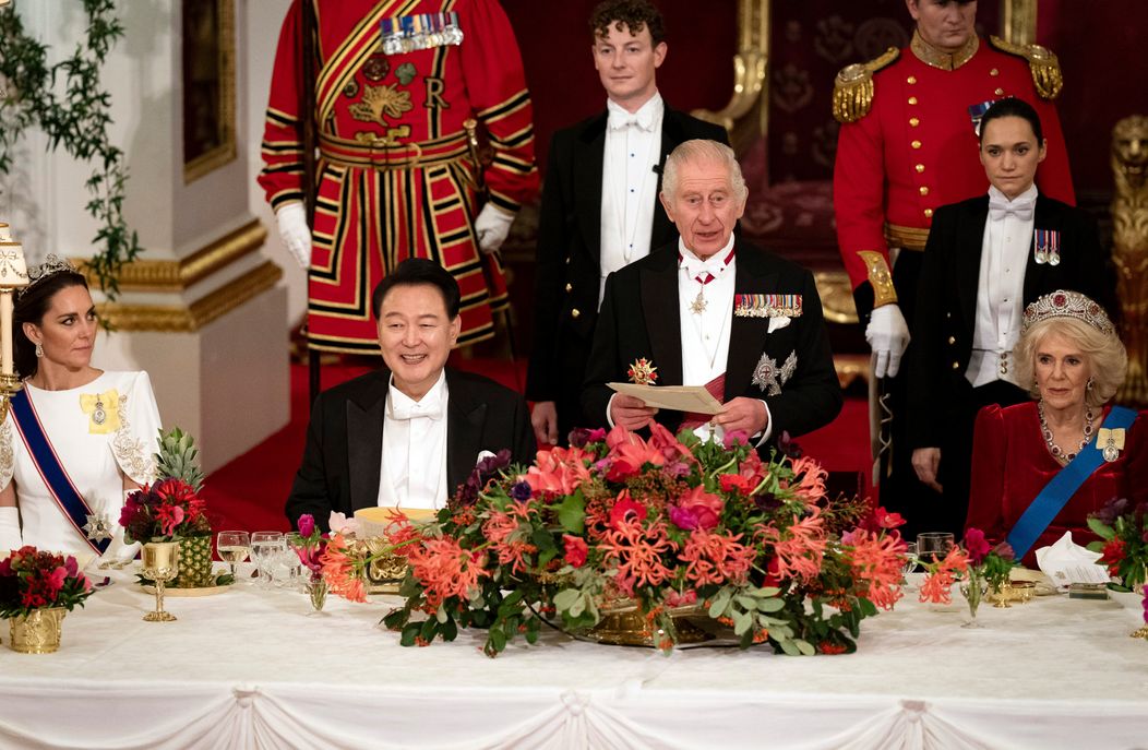 Slávnostný banket v Buckinghamskom paláci