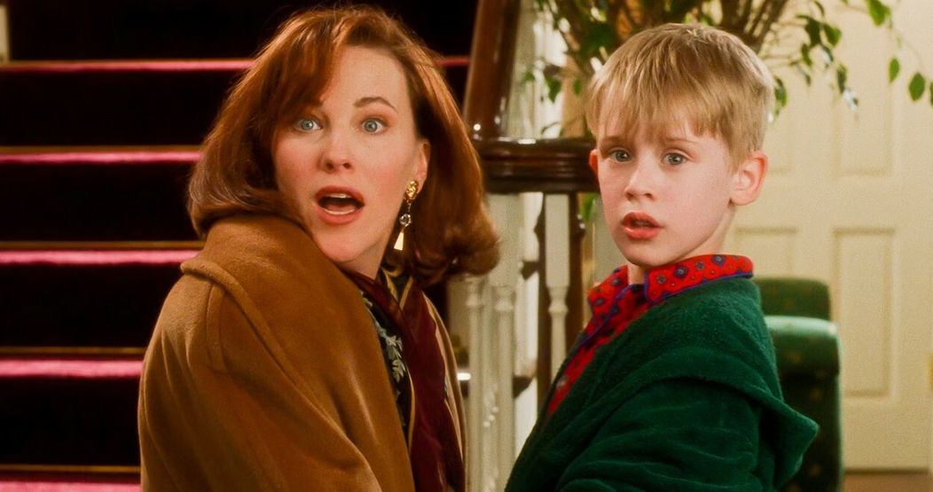 Catherine O‘Hara a Macaulay Culkin vo filme Sám doma.