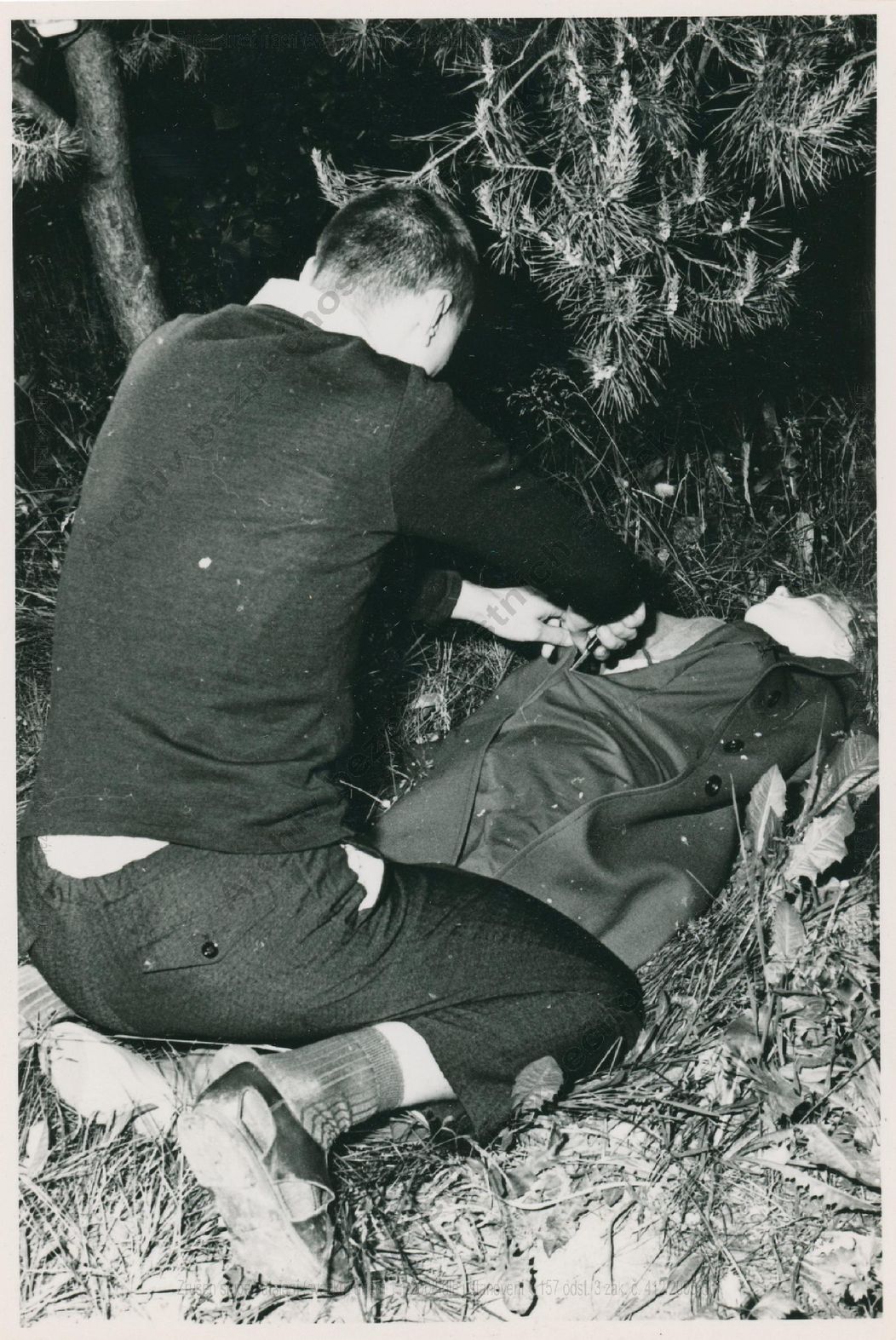 Zábery z reálnej rekonštrukcie vraždy v Brne, ktorá sa uskutočnila 29. 5. 1982