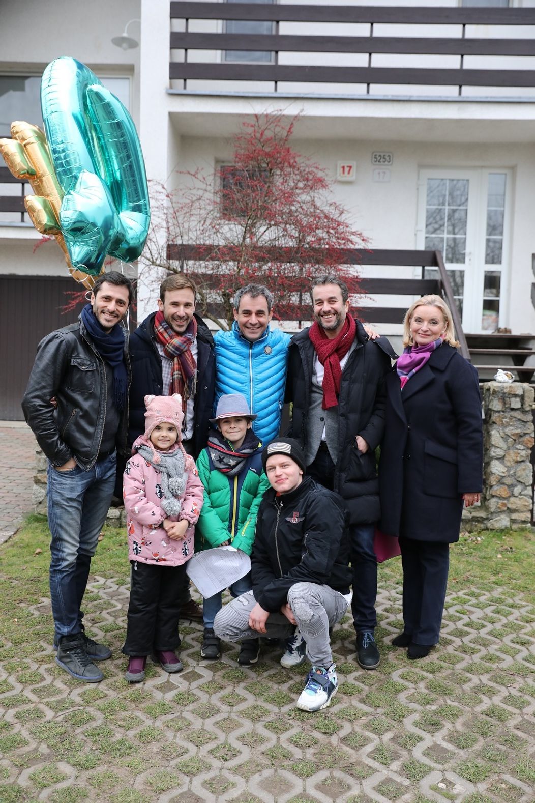 Herci počas nakrúcanie Oteckov