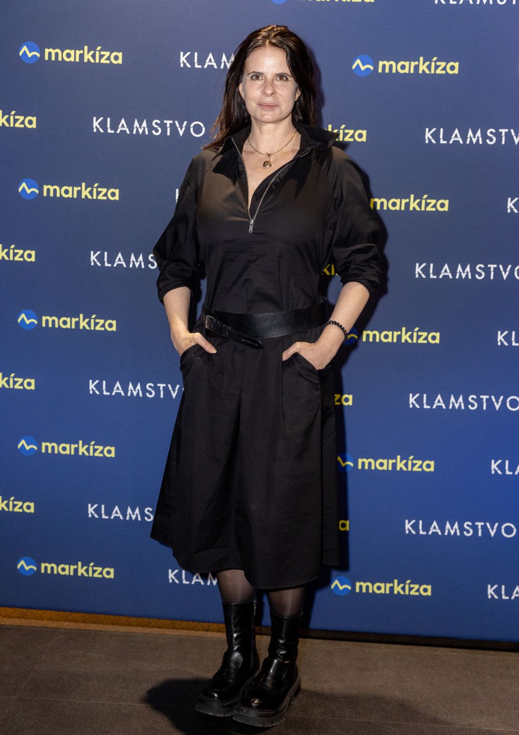 Zuzana Fialová na premiére seriálu Klamstvo