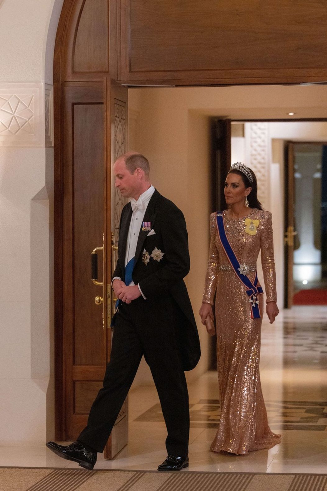 Princ William a princezná Kate na svadbe jordánskeho princa