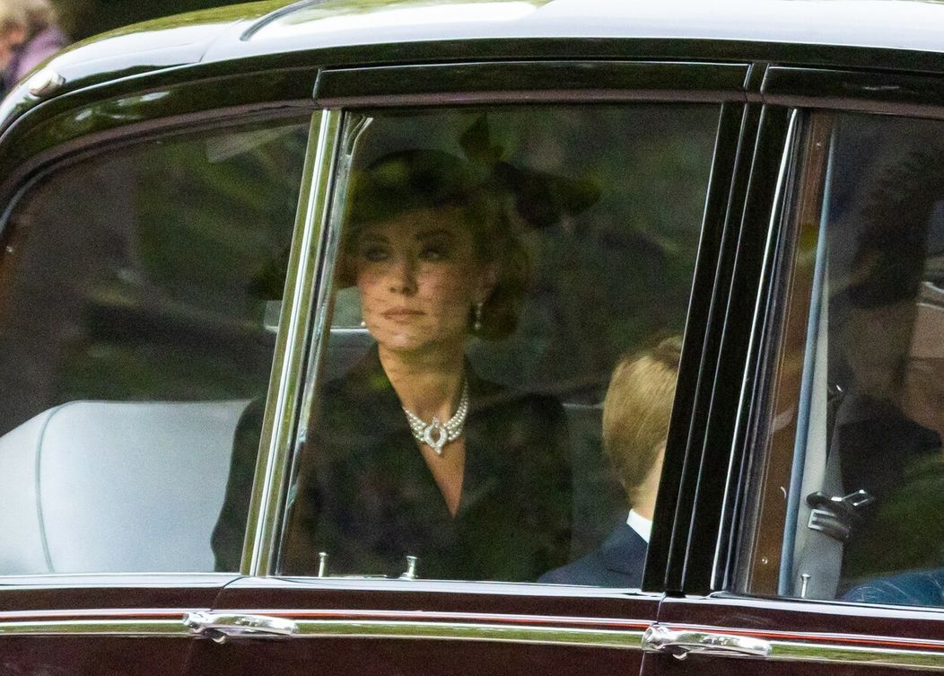 Princezná z Walesu na pohrebe