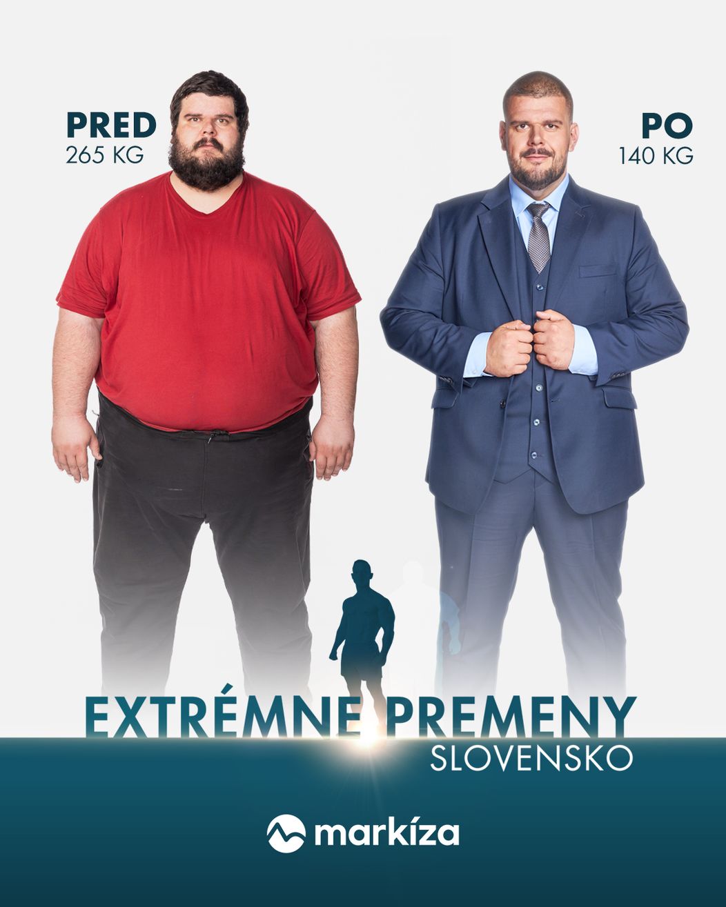 Tomáš Lörincz v šou Extrémne premeny Slovensko: Druhá šanca na život (Pred a Po)