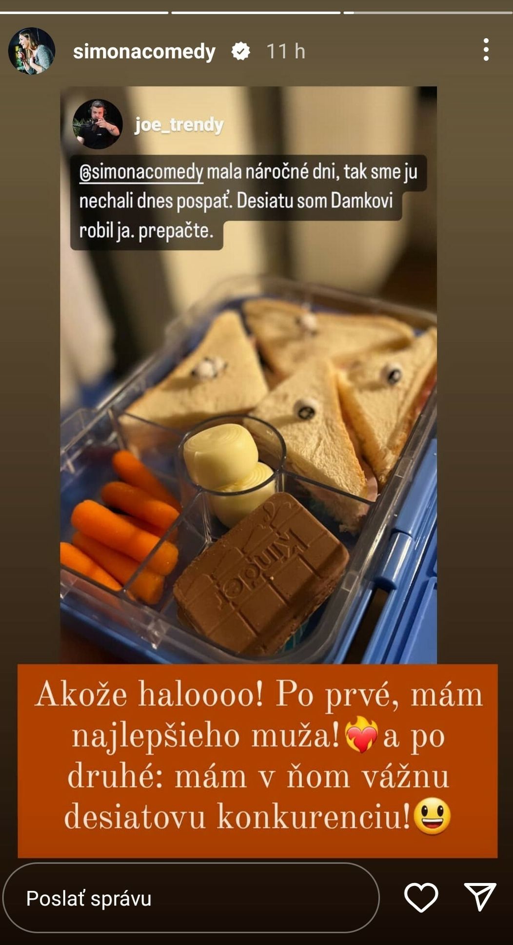 Simona Salátová pripravuje synovi bláznivé desiate. 