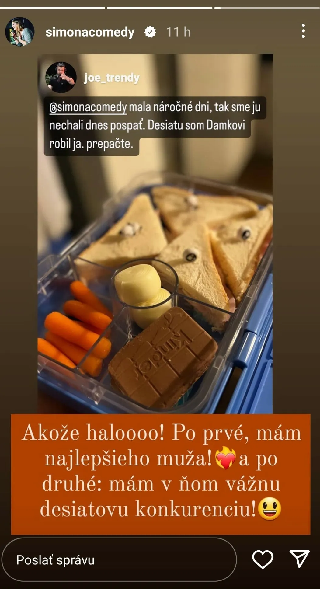 Simona Salátová pripravuje synovi bláznivé desiate. 
