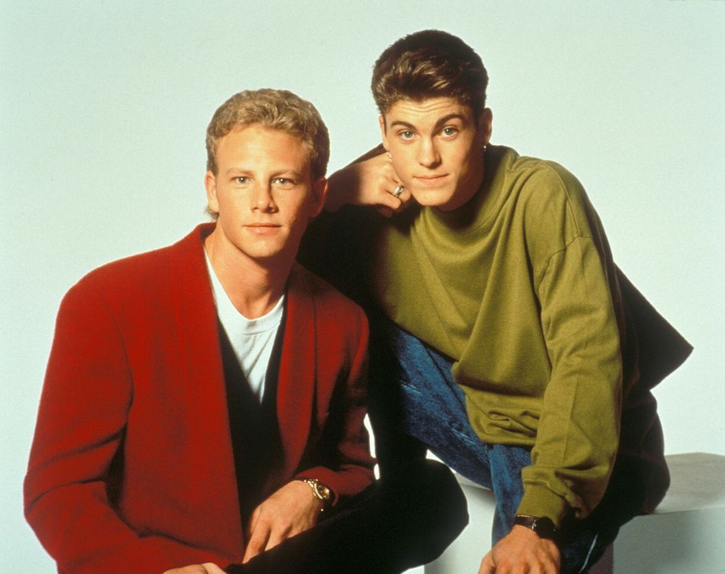 Ian Ziering a Brian Austin Green ako Steve Sanders a David Silver z Beverly Hills 90210.