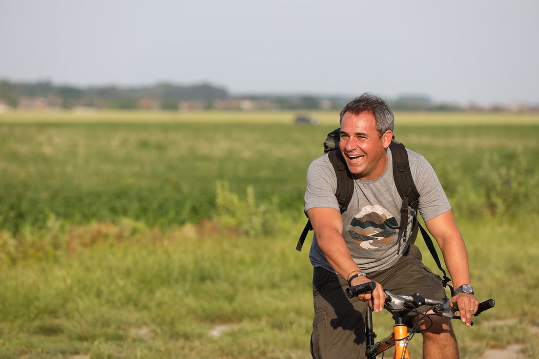 Nakrúcanie bicyklového výletu v Oteckoch