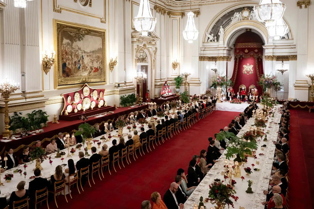 Slávnostný banket v Buckinghamskom paláci