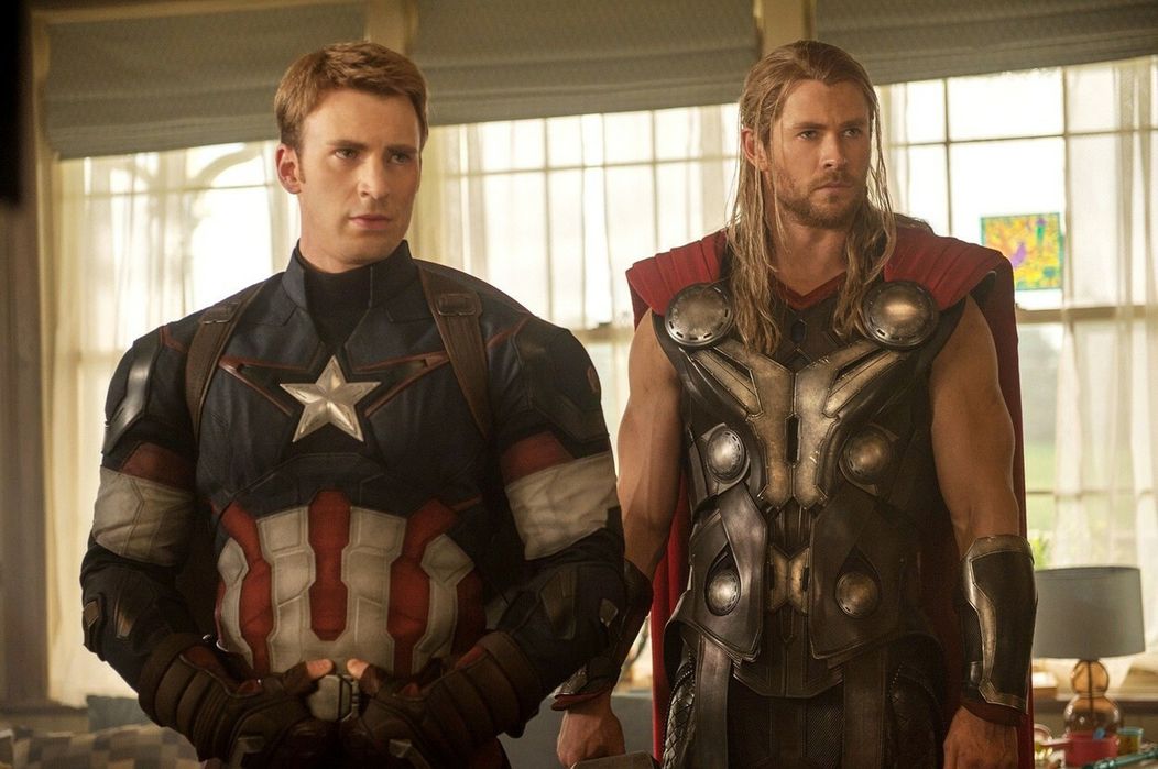 Chris Evans ako Kapitán Amerika.