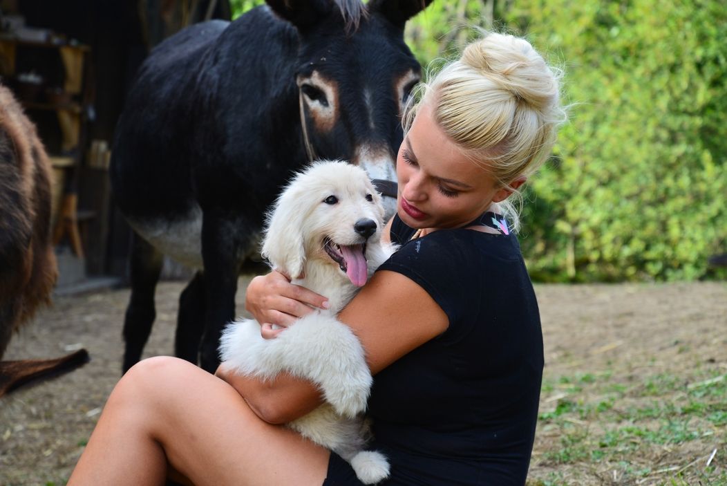 Šteniatka farmárov veľmi potešili