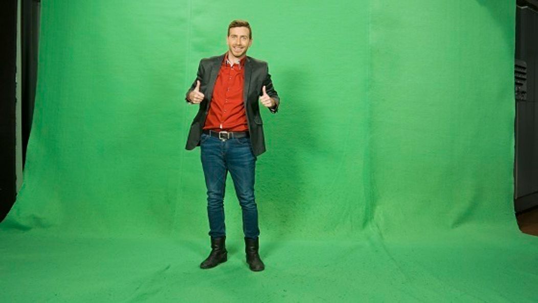 Števo Martinovič na fotení