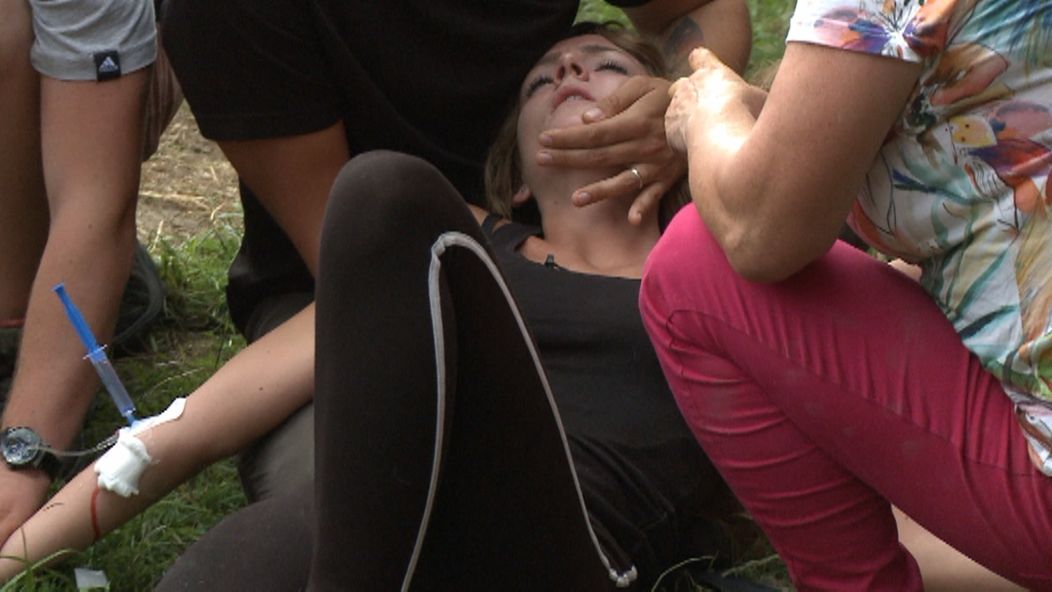 Ivana počas duelu skolabovala