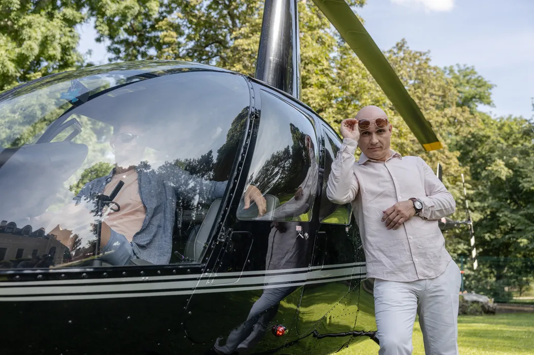 Dušan Cinkota sa s helikoptérou neskamarátil