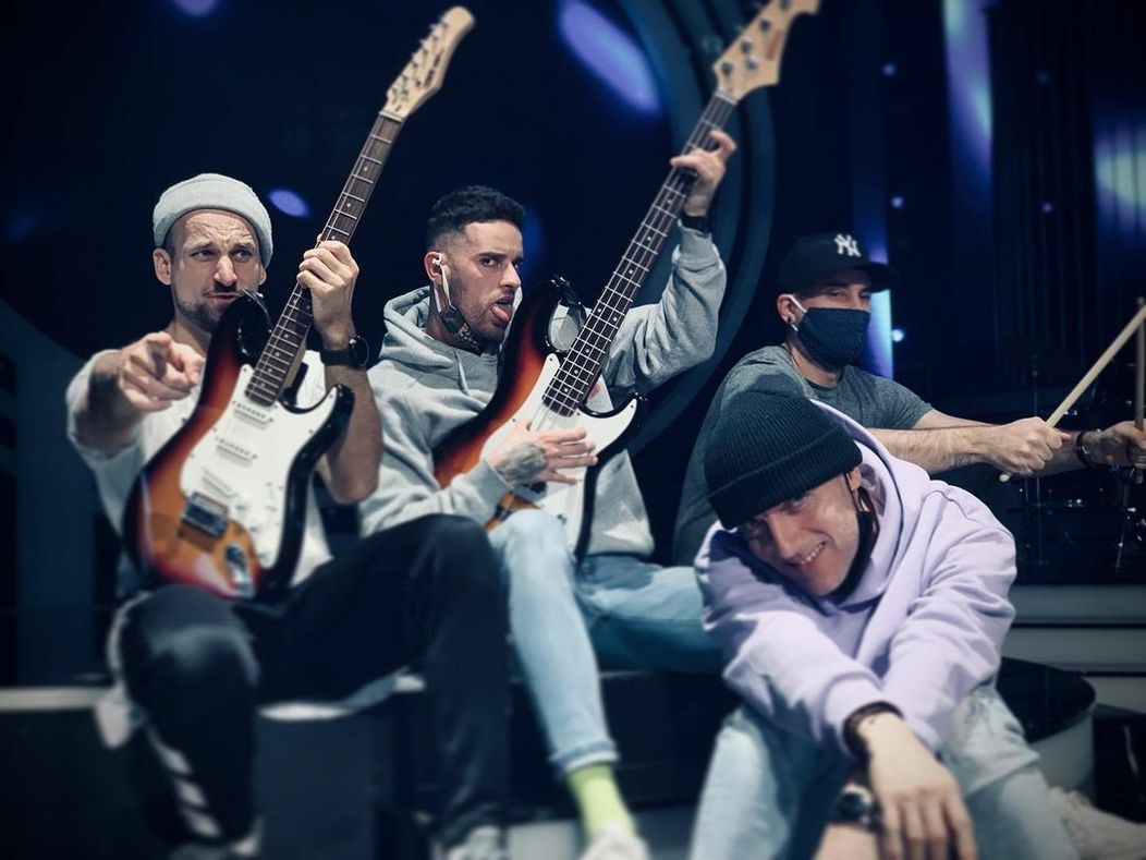 Marek Brimus alias Lego (vľavo), Marián Murda, Danter