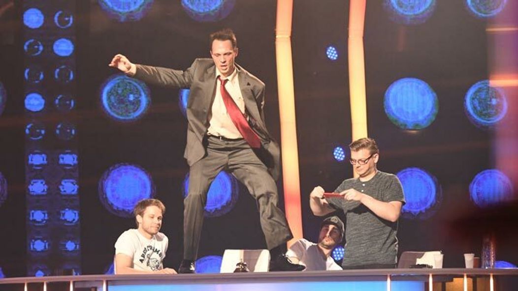 Pyco počas skúšky