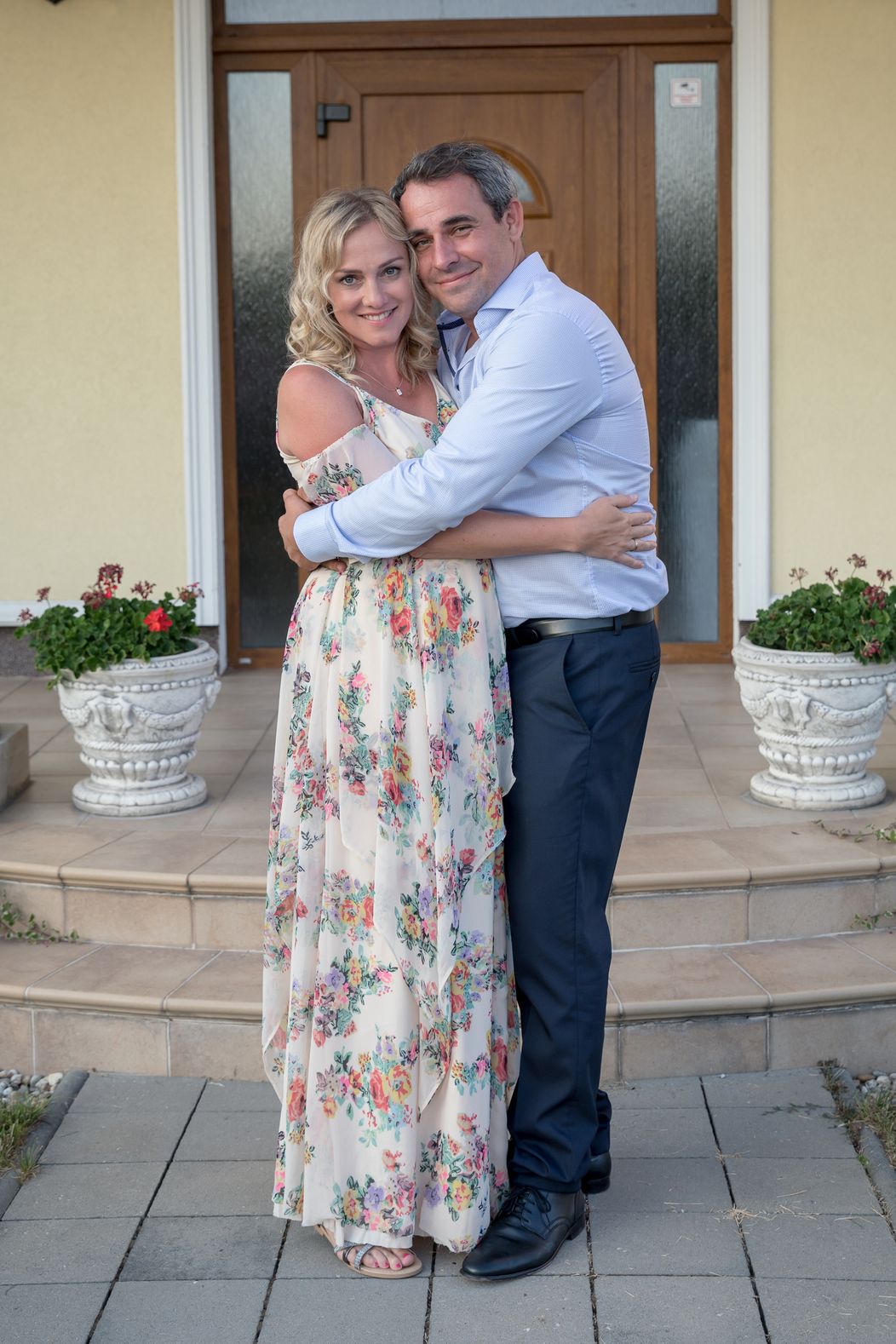 Monika Hilmerová a Filip Tůma v Oteckoch