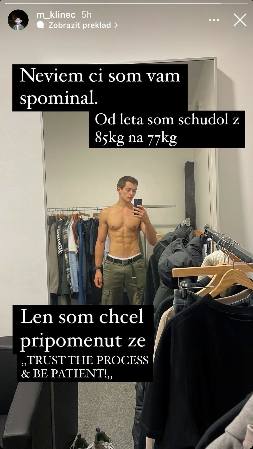 Martin Klinčúch po premene
