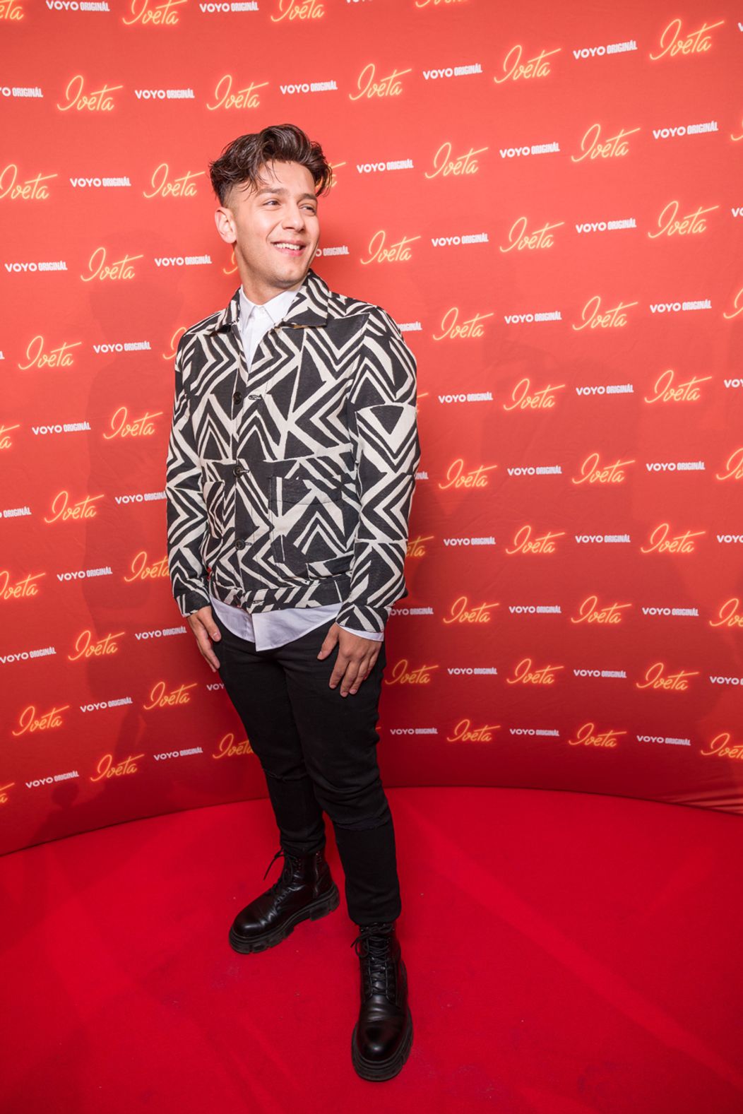 Jan Bendig na premiére druhej série Voyo Originálu Iveta