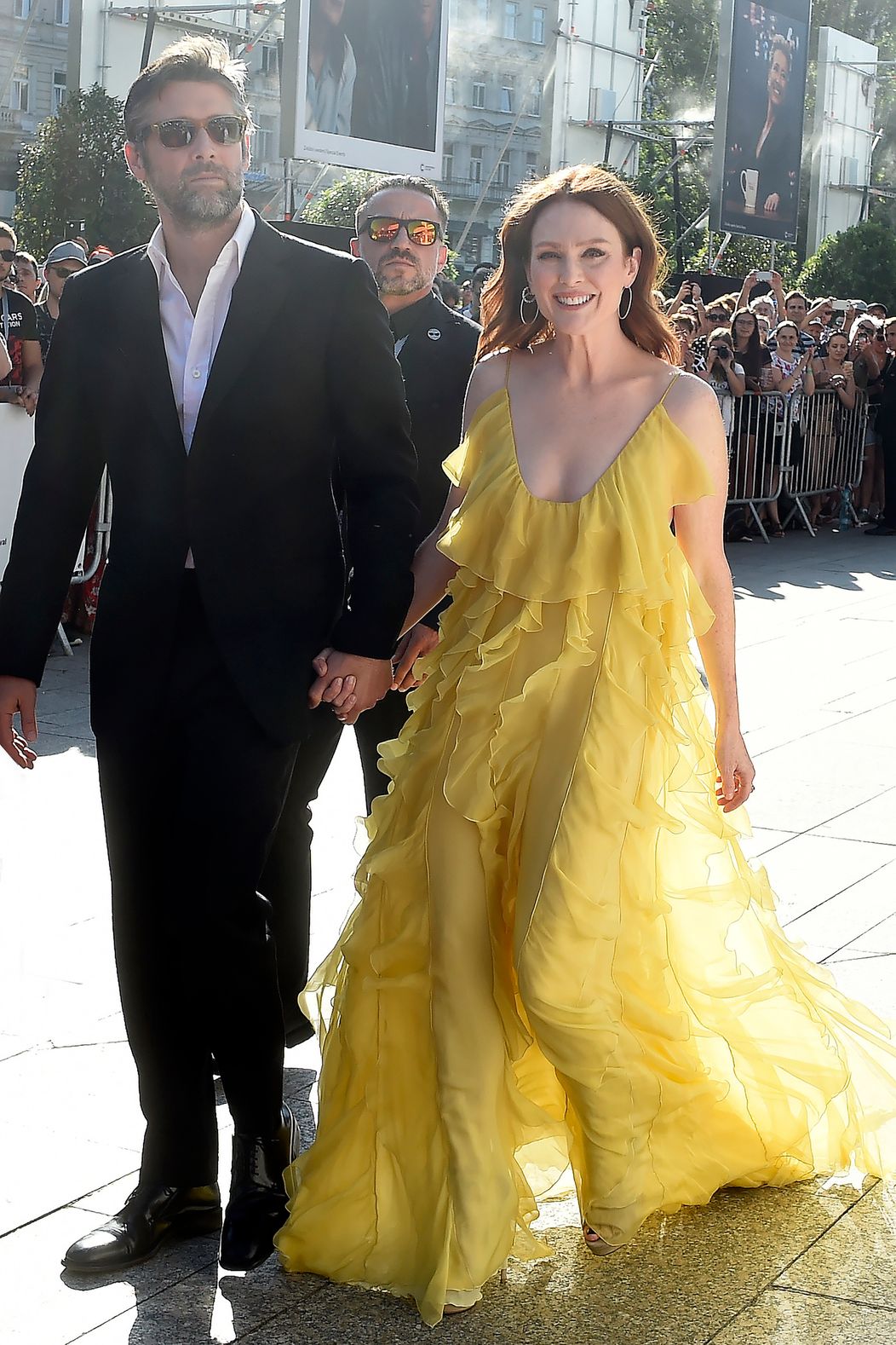 Julianne Moore a Bart Freundlich na Medzinárodnom filmovom festivale v Karlových Varoch