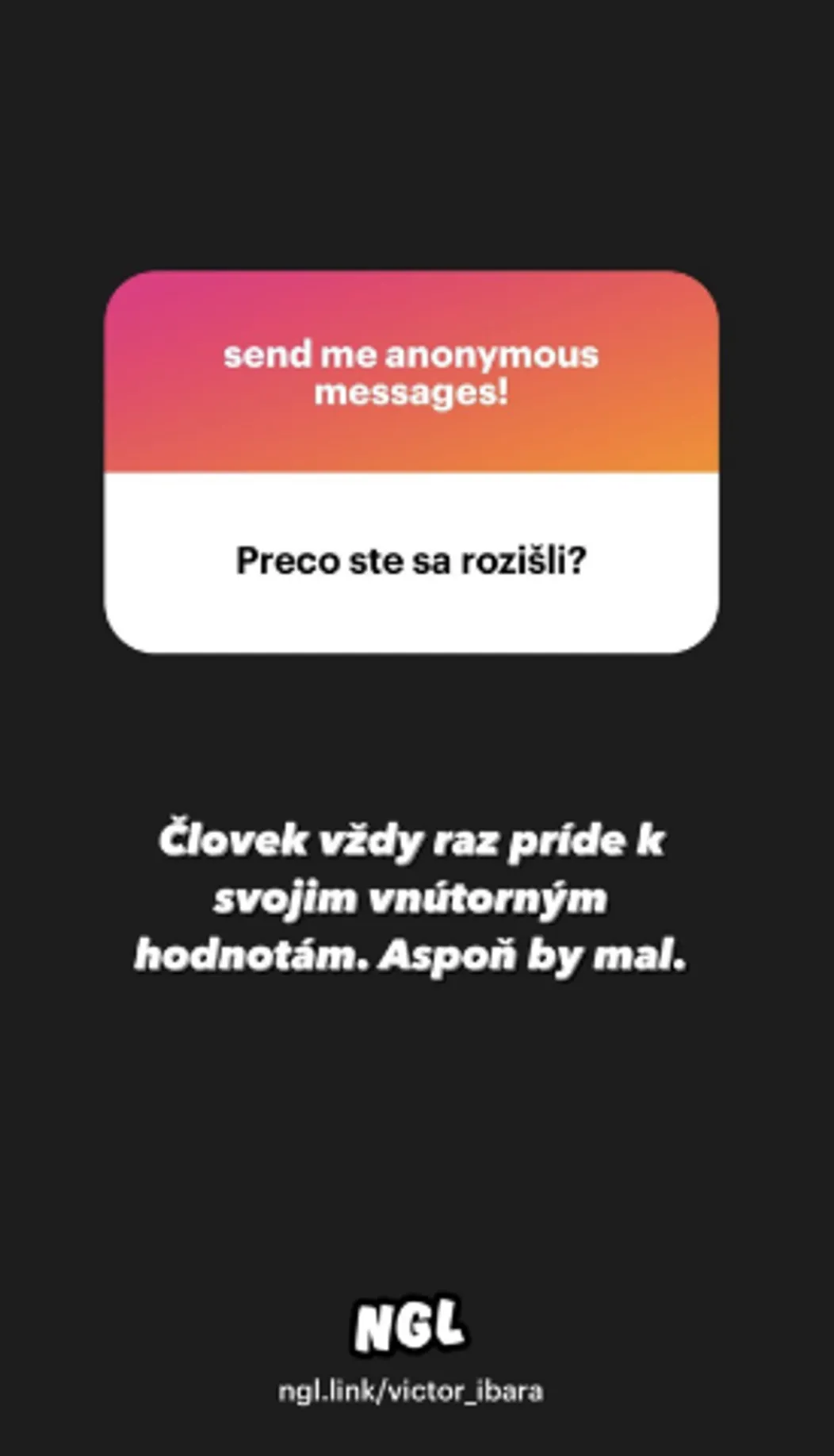 Victor Ibara prehovoril o súkromí