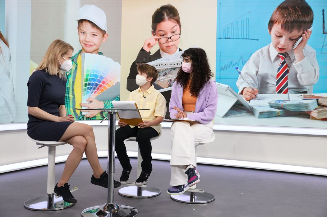 Viky Lancošová s Maroškom a Karinkou