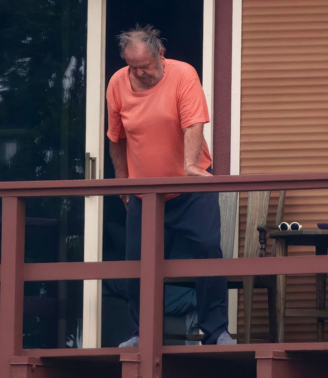 Jack Nicholson si užíva výhľad Franklin Canyon v Beverly Hills