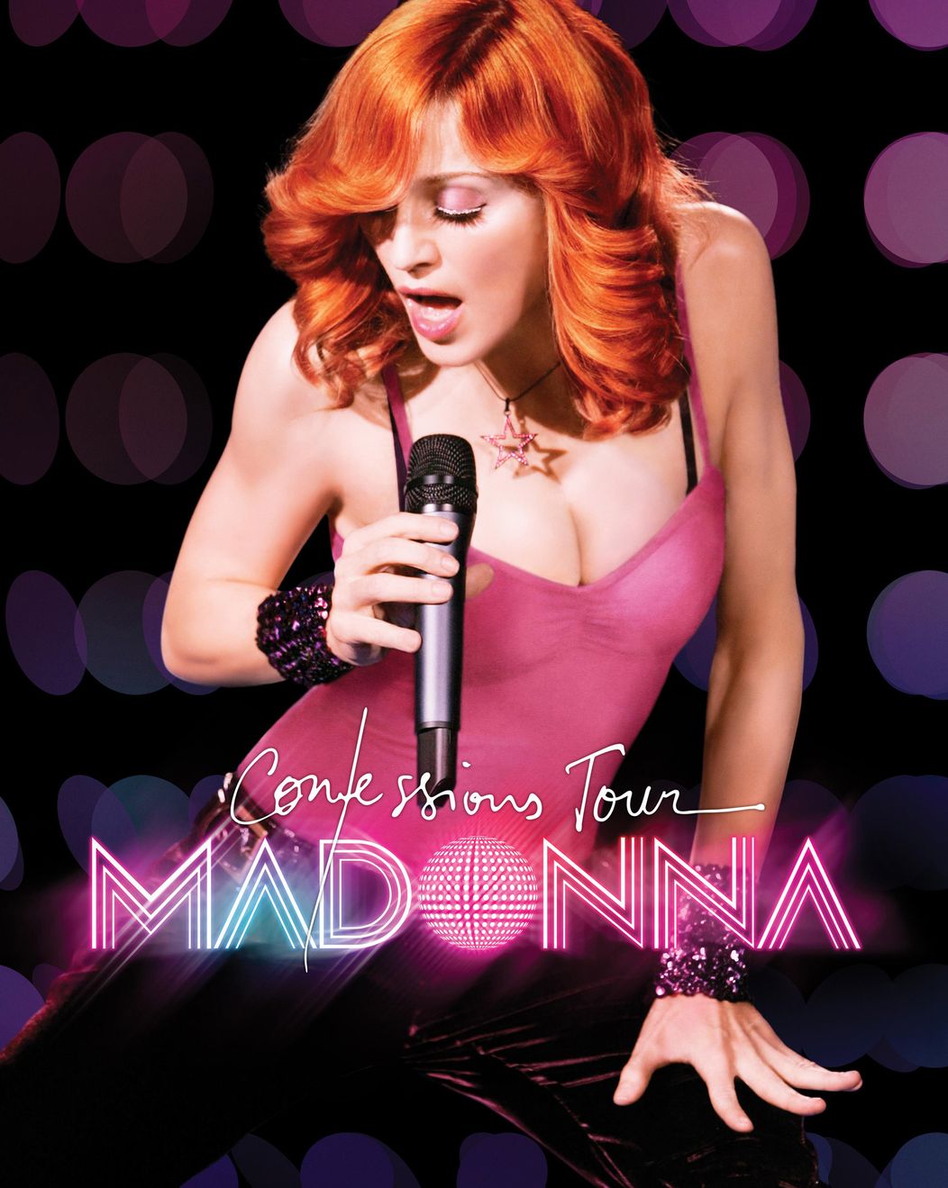 Plagát reklamujúci koncertné turné Confessions Tour z roku 2006 v Los Angeles.