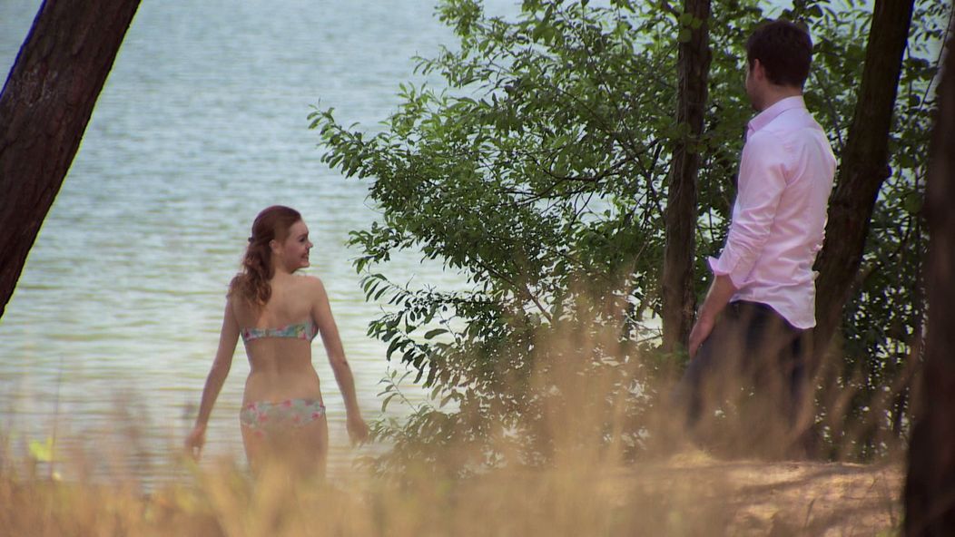 Mária Bartalos v plavkách v Kukučke