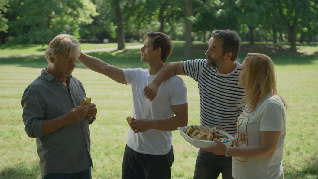 Zuzana v parku odpadla