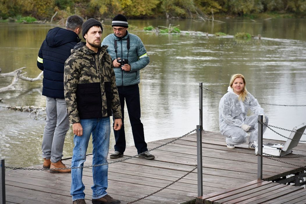 Juraj Loj na nakrúcaní Rexa