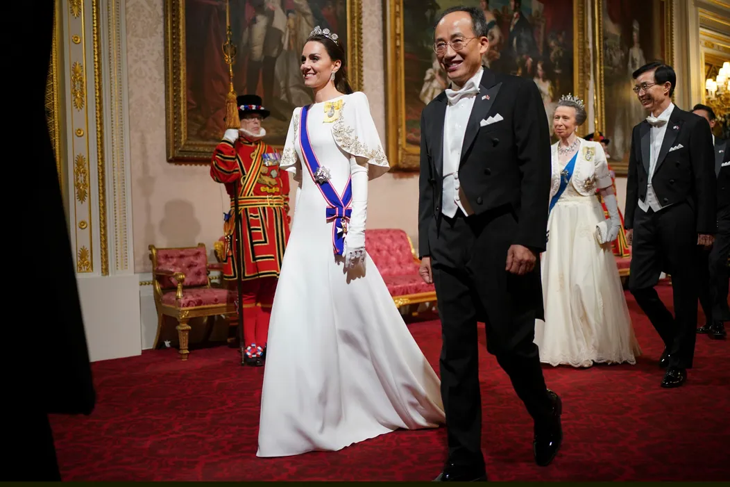 Slávnostný banket v Buckinghamskom paláci