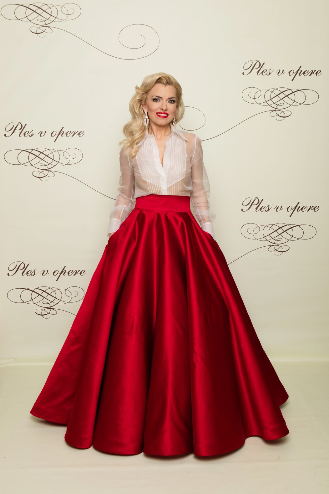 Zlatica Švajdová Puškárová na Plese v opere v roku 2017