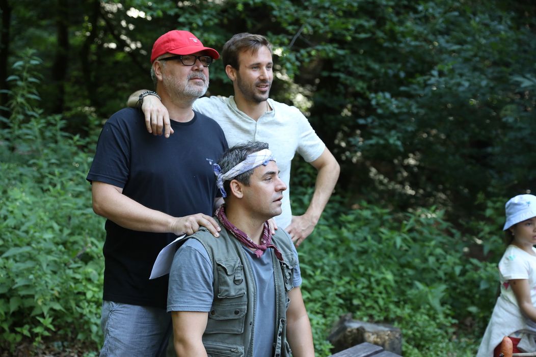 Filip Tůma a Marek Fašiang s režisérom Vladom Fisherom.