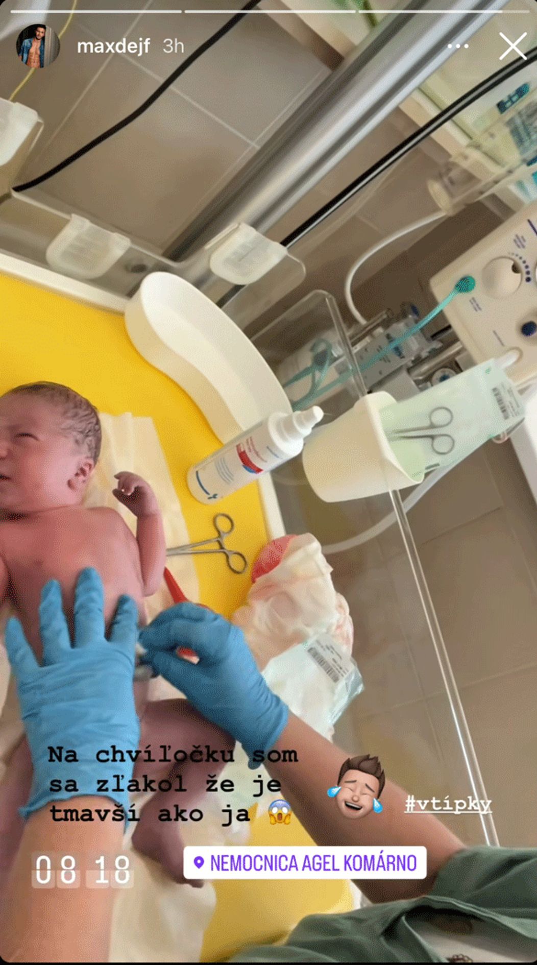 David Horák sa stal otcom