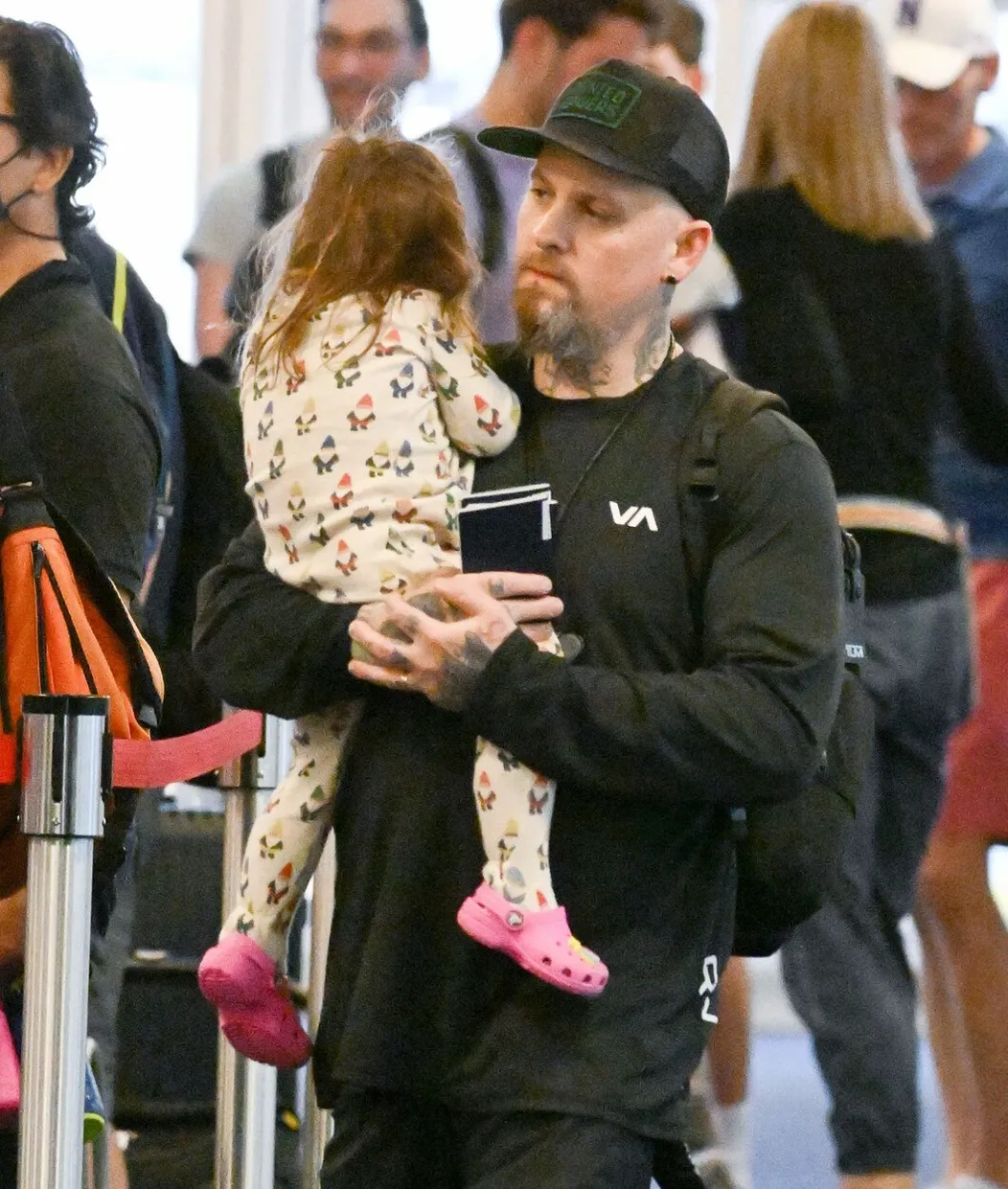 Benji Madden s dcérkou v júni 2022