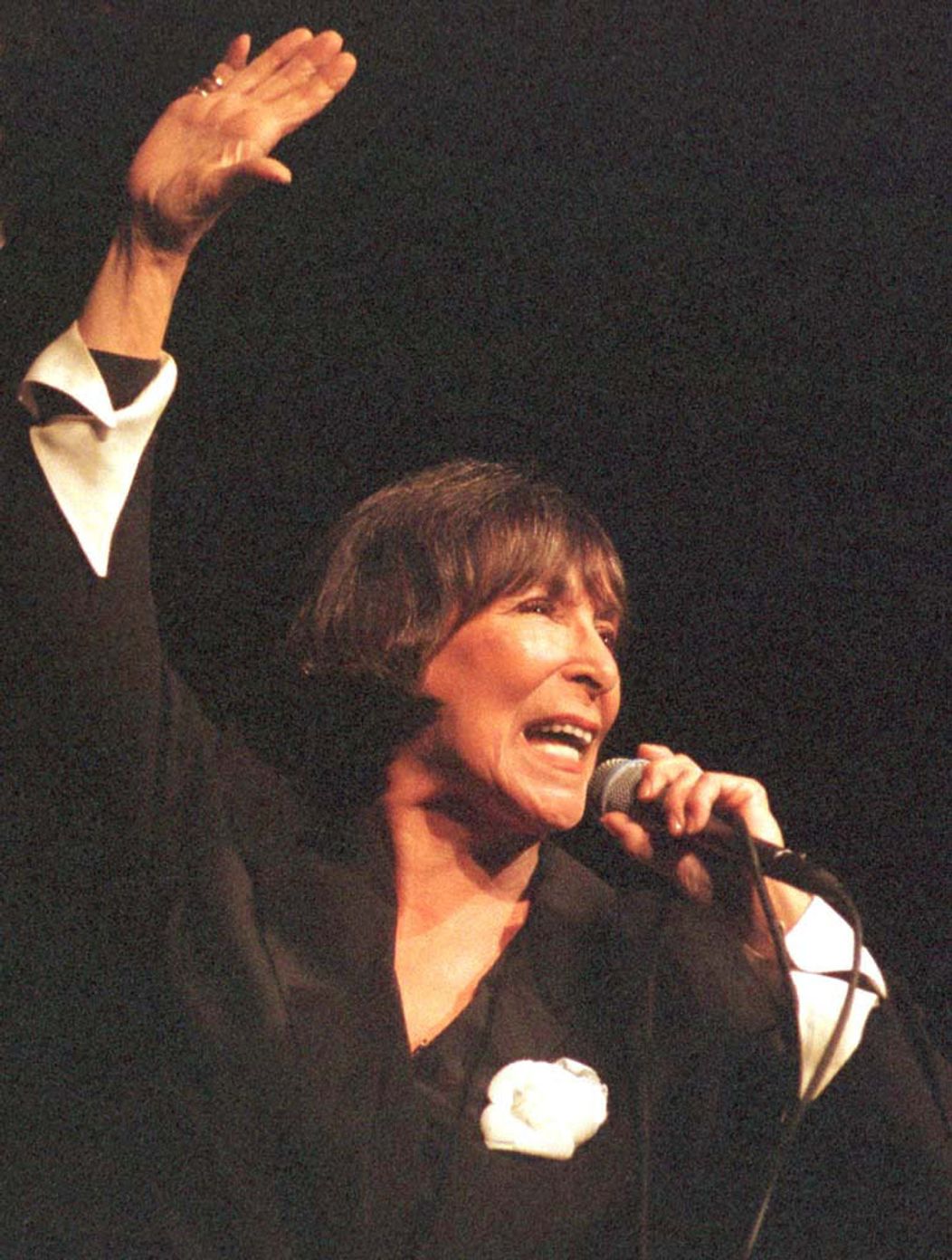 Hana Hegerová vo vypredanom Jambo centre v Košiciach (12. novembra 1999)