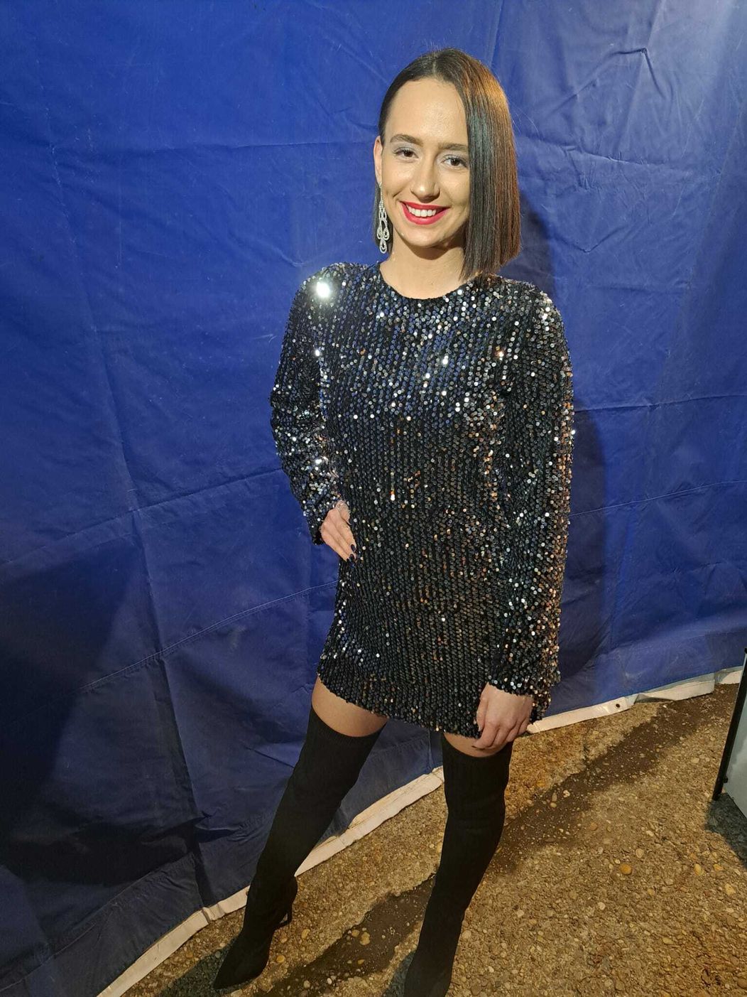 Saška sa tiež poriadne vyfintila na finále 