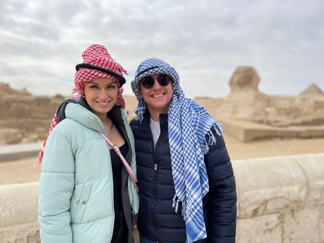 Jana a Martin v Egypte