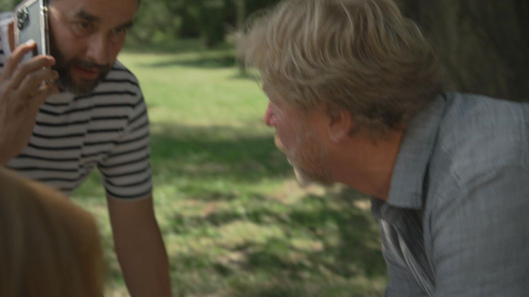 Zuzana v parku odpadla