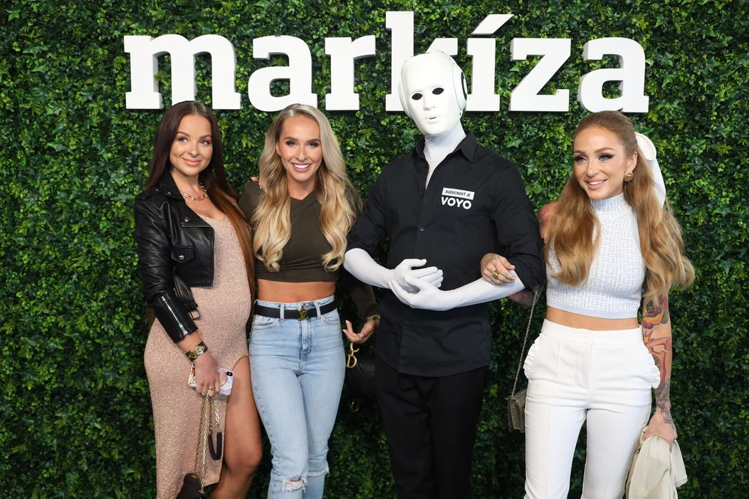 Lucia Mokráňová na media párty TV Markíza