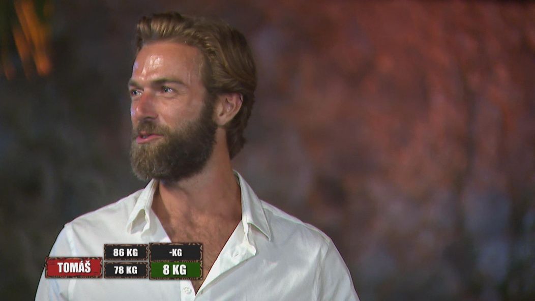 Tomáš schudol 8 kg.