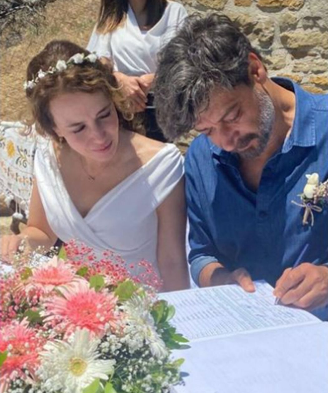 Deniz Uğur s tretím manželom Erdinçom Gülenerom