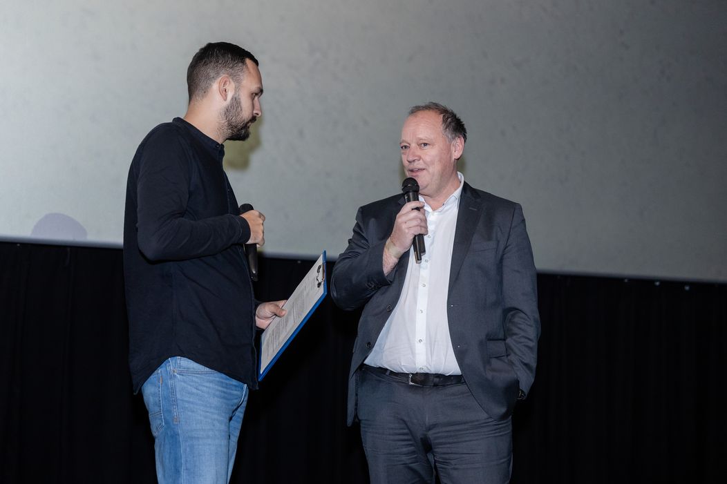 Moderátor Andrej Zvolenský a Matthias Settele