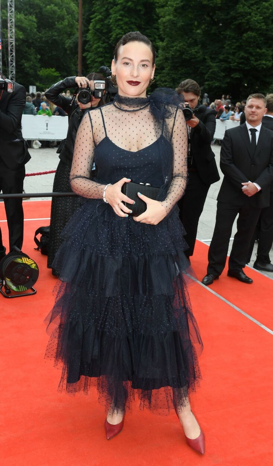 Anna Fialová na otváracom ceremoniáli 56. ročníka KVIFF.