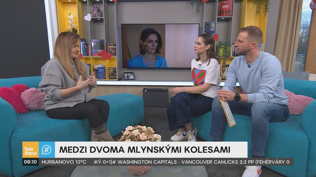 Zuzka Kubovčíková Šebová v Teleráne.