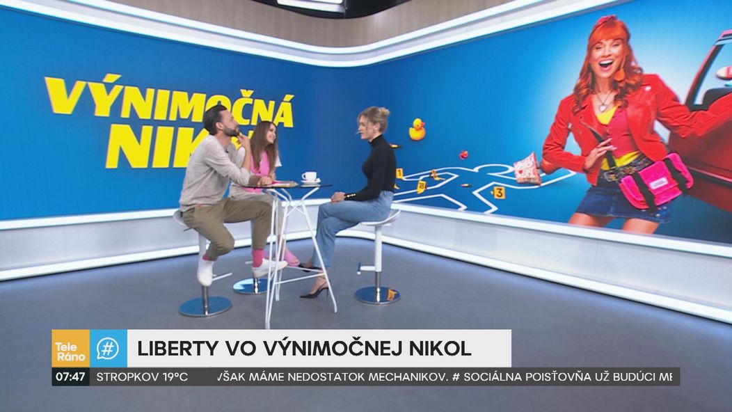 Liberty Blake Simon v Teleráne.