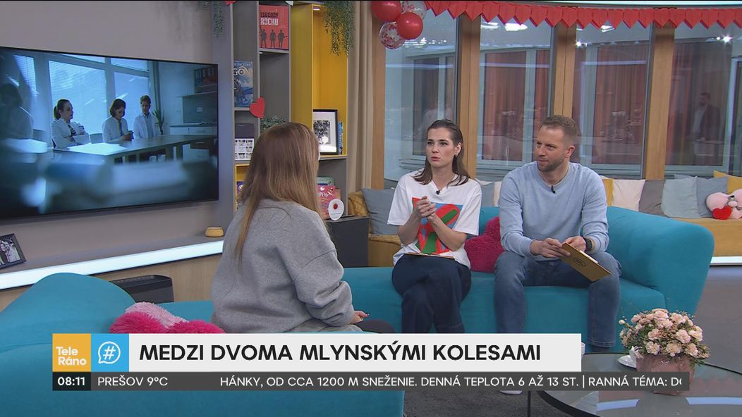 Zuzka Kubovčíková Šebová v Teleráne.
