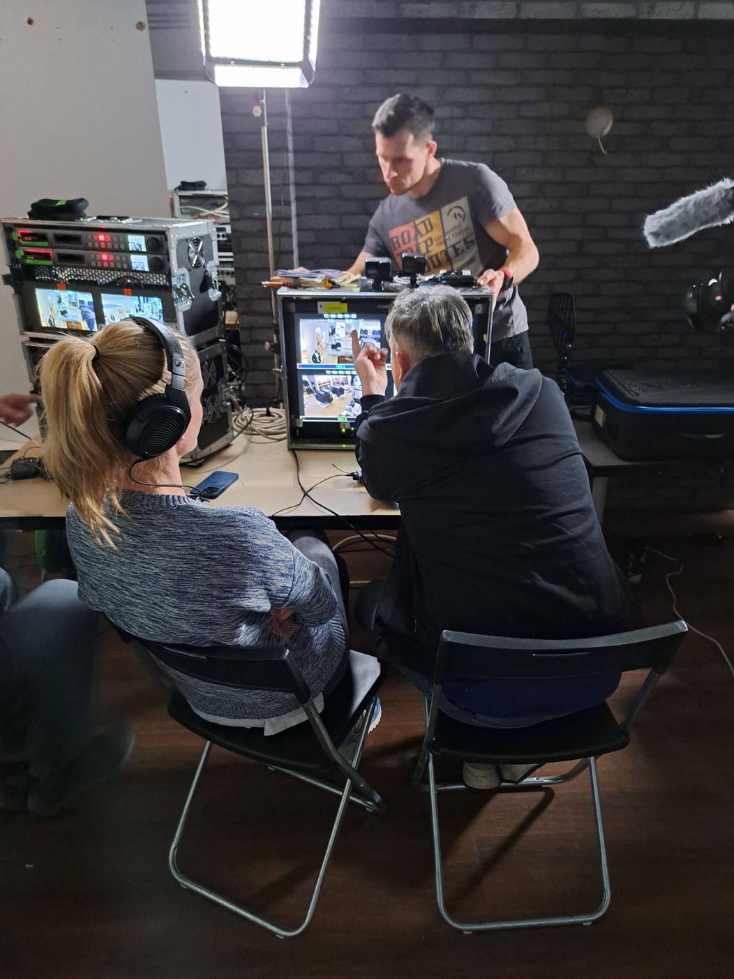 Nakrúcanie Uška s Adamom Bardym